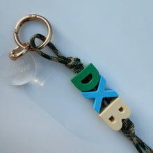 Load image into Gallery viewer, ‘DXB’ CORD BAG CHARM / KEYRING BY BOOMBESPOKE
