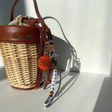 Load image into Gallery viewer, ‘BALLER’ BASKETBALL BOOM BESPOKE BAG CHARM
