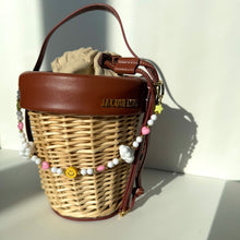 Load image into Gallery viewer, ‘STARRY HEARTS’ BEADED BOOM BESPOKE BAG CHARM
