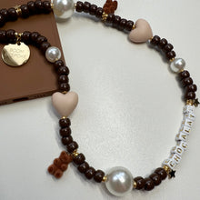 Load image into Gallery viewer, “SWEET LIKE CHOCOLATE” BOOM  BESPOKE PHONE BEADS
