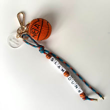 Load image into Gallery viewer, ‘BALLER’ BASKETBALL BOOM BESPOKE BAG CHARM
