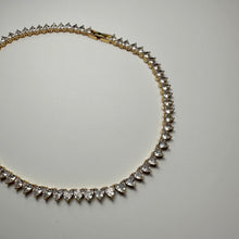 Load image into Gallery viewer, ´COLD HEART’ GOLD TENNIS NECKLACE
